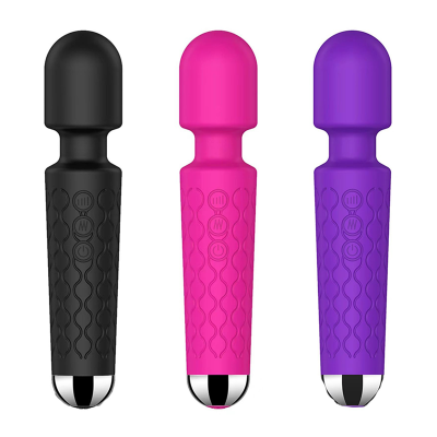 USB Rechargeable Personal Body Wellness Wand Massager Stick Vibrator Powerful G-Spot Mini AV Wand Vibrator for Women Masturbator
