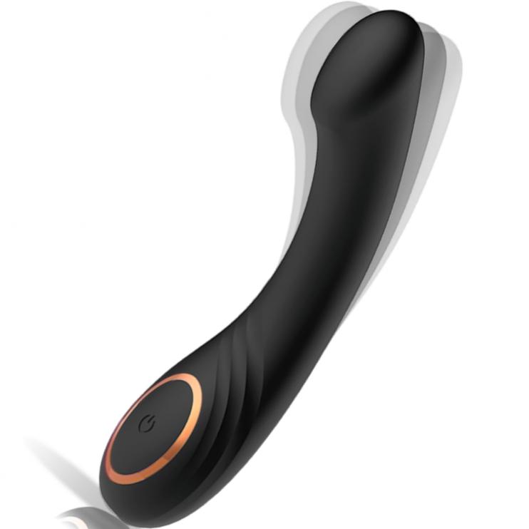 USB Rechargeable Personal Massager Silicone Vibrator Clitoral G Spot Anal Stimulator Finger-Like Curved Dildo Vibrator for Women