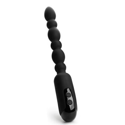 Unisex Vibrating Anal Beads USB Charging Male Prostate Massager Women G-Spot Stimulator Anal Plug