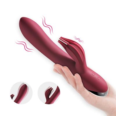 Waterproof Female Masturbation Toys Usb Rechargeable Silicone Clitoral Stimulation Women Sex Toy Clitoris G-Spot Rabbit Vibrator