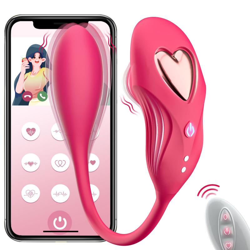 Waterproof Long Distance 10 Modes Wearable Panty Vibrators APP Remote Control Mini G Spot Double Vibrator Sex Toys for Women