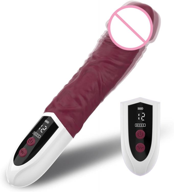 Amazon Hot Sell Dildo Vibrator Sex Toys with LED Display Clitoris Adult Sex Toys Realistic Dildo Sex Toys for Woman Dildos