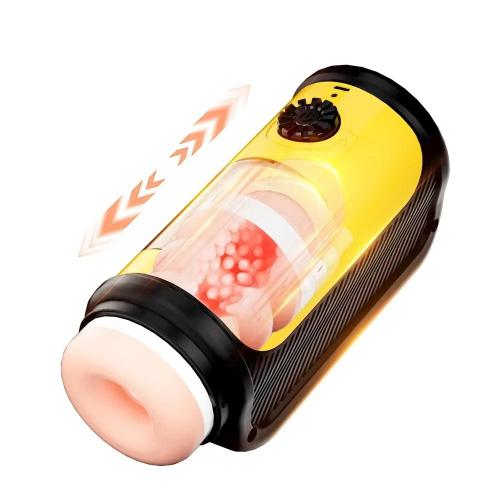 Automatic Male Masturbator for Man 360° Wrapping Immersive Thrusting Telescopic Masturbators Cup Adult Sex Toys for Men