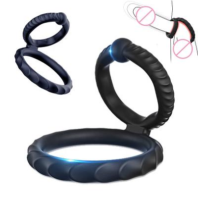 Delayed Ejaculation Penis Ring Keep Longer Cock Ring for Men Couples Sex Ring Delay Male Masturbation Device Sex Toy for Men