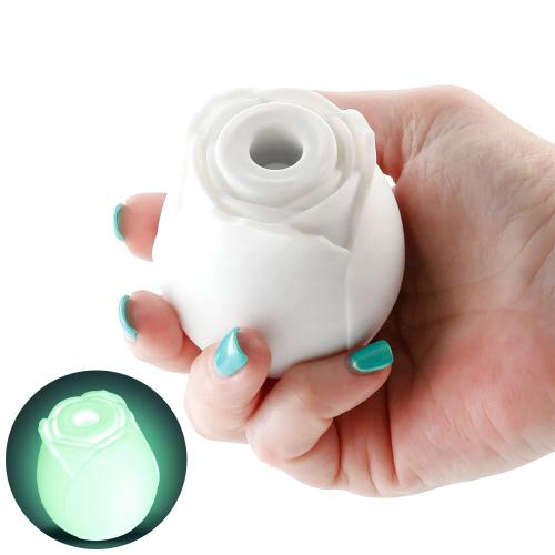 Glow in Dark Rose Vibrator Good Price Rose Sex Toys Glowing Rose Sucking Vibrator Luminous Flower Rose Vibe Nipple Stimulator