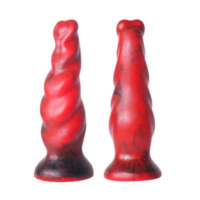 Liquid Silicone Monster Dildo16~22cm Suction Cup Large Knot Dildo Anal Plug Masturbators Sexy Dildo for Gay Men sex toy