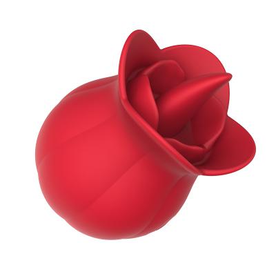 Purple pink New Rose Pumpkin Nipple Clit Stimulator Vibrador Tongue Licking Vibrator Sex Toys for Woman