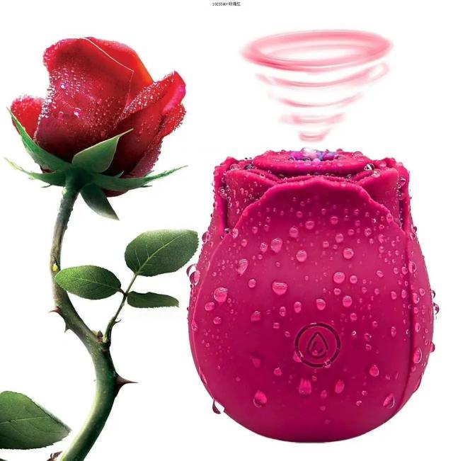 Wholesale Rose Vibrator Manufacturer Cheap Price  Rose Toys Nipple Clitoral Sucking Rose Vibrator Sex Toys for Woman