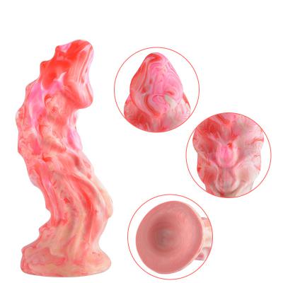 Wholesale Sex Shop Drop Shipping Sex Toys for Woman Monster Dildo Liquid Silicone 7.1 Inch Huge Dildo Realistic Dragon Dildo