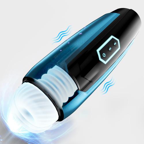 Automatic Thrusting Male Masturbator Heating Telescopic Sex Toys Retractable Voice Interaction Electric Machine  for Men