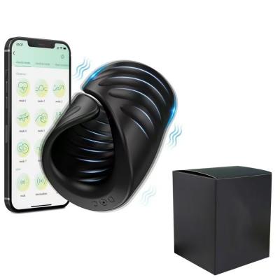 Bluetooth APP Control Soft Silicone Aircraft Men Vibrator Male Masturbation Cup With Mobile Phone
