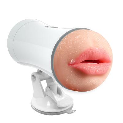 Customized  Double Hole Male Masturbator TPE Aircraft Cup Vibrrtor Sucking Sex Toys for Men