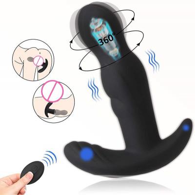 Factory Wholesale Rotation Prostate Massage Device With Remote Control for Adult Couples Male Prostate Massager