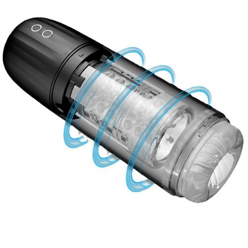 IPX7 Fully Waterproof Sucking Rotating Thrusting Automatic Male Masturbator Cup Auto Man Stroke Machines for Men