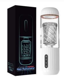 Men Sex Toys Automatic Rotating Vibrating Sucker Real Blow Hand Job Sex Time Delay Trainer Long Penis Masturbation Cup for Men