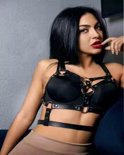 OEM  2025 New Sexy Women BDSM Bondage Harness SM Lingerie Pu Harness Accessory