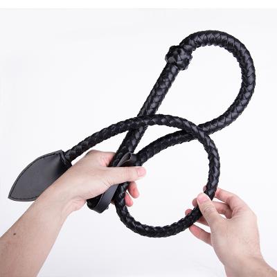 OEM   BDSM Leather Erotic Flogger Spanking Whip Leather Sex Bondage Leather Flogger Bdsm Sex Whips for Women