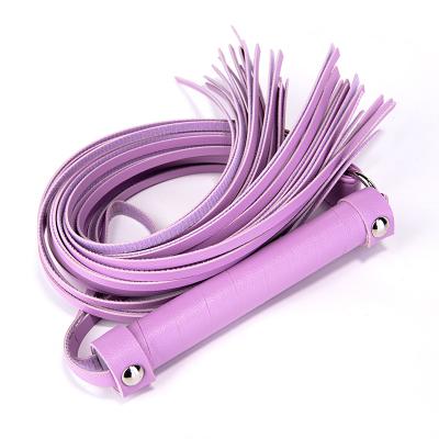 OEM   BDSM Spanking Pu Leather Bondage Whip Fetish Flogger Horse Adult Bdsm Slave Sex Toys for Man