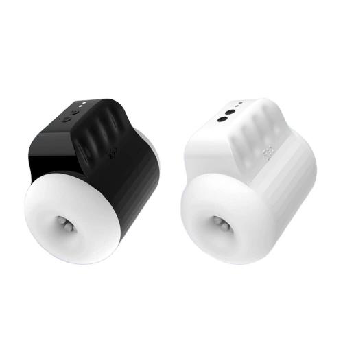 OEM   Best Selling 10 Frequency Vibrating 4 Sucking Sex Toy for Man Through Type Aircraft Cup Realistic Male Masturbator
