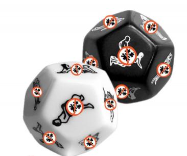 OEM  Men and Women With Sex Toys Husband and Wife Flirtation Dice Adult Sexual Supplies Sex Props