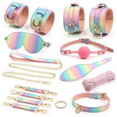 OEM  Popular 8 Pcs Bondage Blindfold Japanese Bondage Suit Adult Sm Other Products Bondage Set Toys Sex Adult