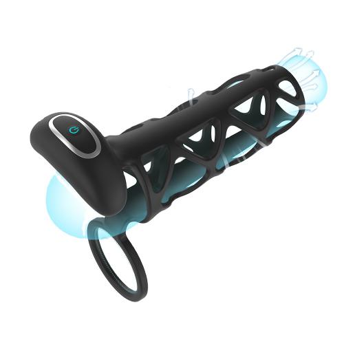 OEM Remote Control APP Cruise Delay Vibration Lock Ring Penile Ring for Couple Coseismic Ring