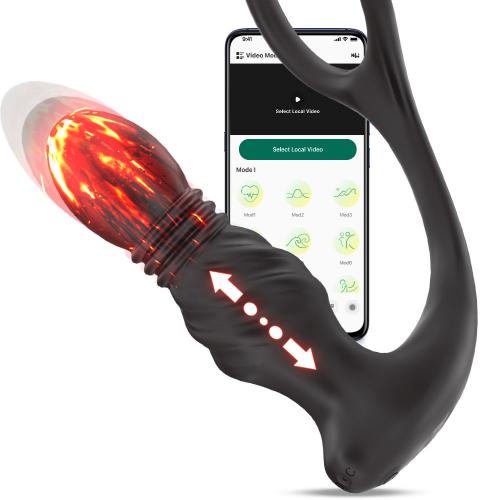 OEM  Wholesale Direct Sales Product APP Control Thrusting Wearing Butt Plug Prostate Massager for Man