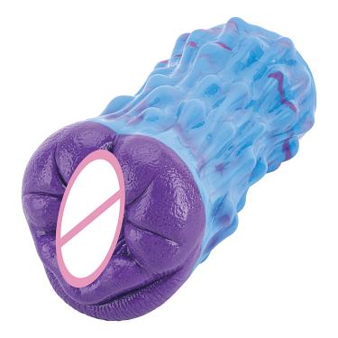 OEM   Wholesale Soft Silicone Monster Colorful Fantasy Male Masturbator Animal Pocket Pussy Fat Pussy Vagina Sex Toys for Man