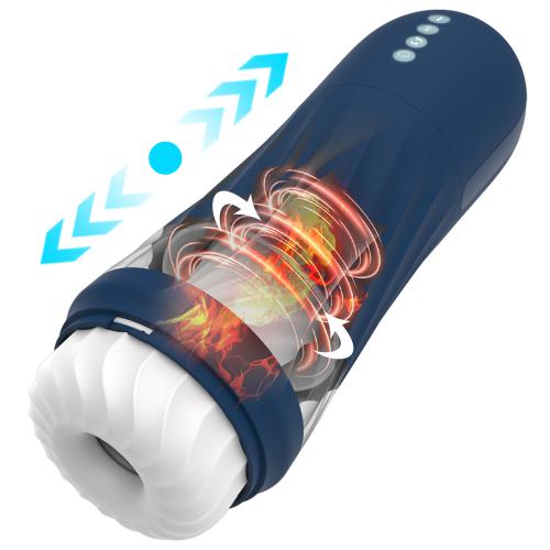 Realistic Silicone Sex Machine for Men Masturbating 5 Vibration 5 Thrusting 3 Rotating Adult Male Masturbators
