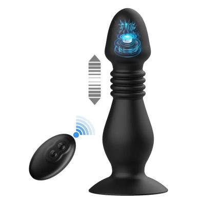 Remote Control Telescopic Vibration Prostate Massager Wireless Control Anal Plug G-spot Anal Stuff Adult Sex Products