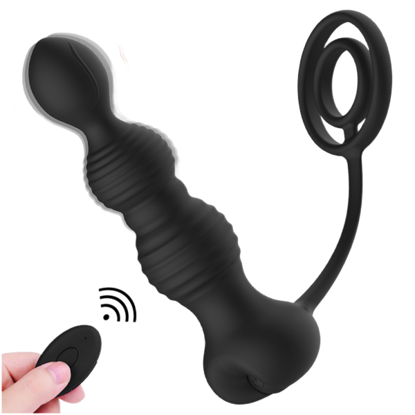 Soft Silicone Butt Plug Vibrator Stimulus Anal Beads Anus Dilator Sex Toys Anal Plug for Woman Men