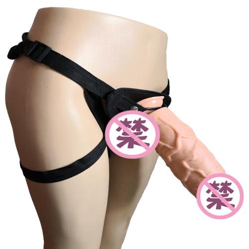 Super Big Strap on Dildos Sex Toys Products Solid Elasticity Adjustable Detachable Simulation Penis Dildo for Women Lesbian