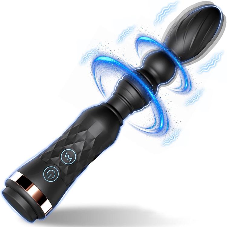 Usb Charging Anal Plug New Rose Flower Vibrator Adult Sex Toys for Woman Remote Vibrating Silicone Anus Prostate Massager