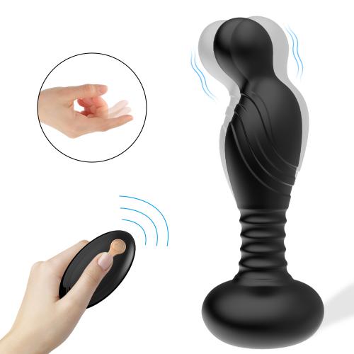 Vibrating Prostate Massager Anal Plug Remote Vibrating Butt Plug Anal Stimulator G-spot Anal Toys for Men