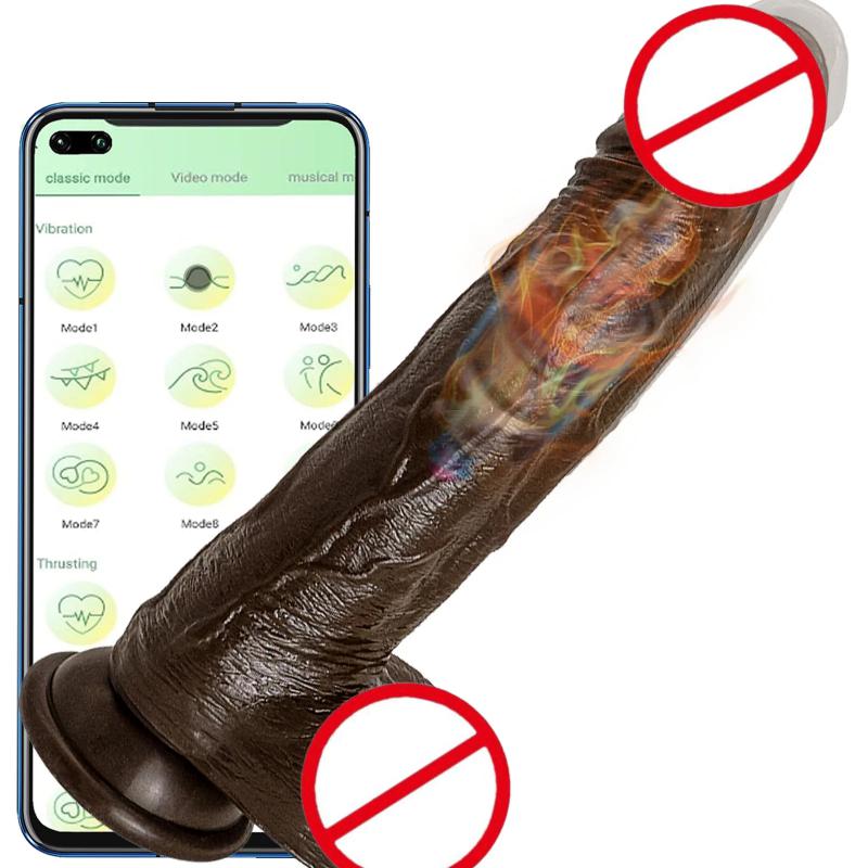 Wireless Remote Control Dildos Penis Suction Cup Penis Phallus Realistic Dildo Vibrator Sex Toys Artificial Rubber for Women