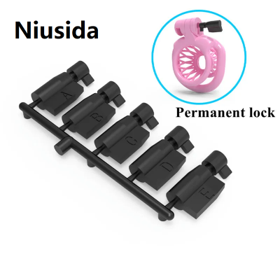  Disposable Permanent Lock Plastic Keys for Male Sissy HT Chastity Cage Holy Trainer Forever Lock 5 Pieces Cock Cage