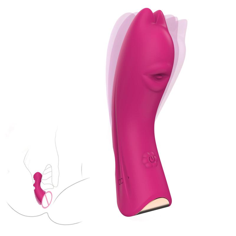10 Speed Clitoral G Spot Finger Vibrator for Women Powerful Vibrating Clitoris Quick Orgasm Female Masturbator Sex Toy for Adult