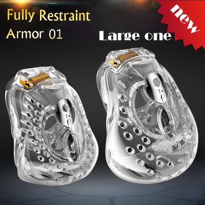 2020 New Arrival Male Fully Restraint Bowl Chastity Device Sex Toys Cock Cage Penis Ring Sissy Bondage ARMOR 01