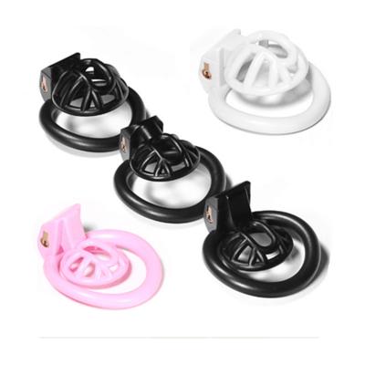 2022 Super Small Penis Ring Sissy Chastity Cage Locked in Lust Male Chastity Device With 4 Base Ring