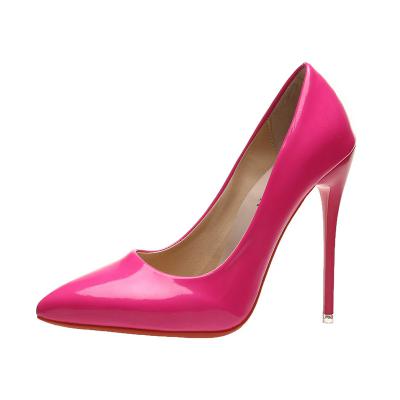 2024 New Women's Shoes Autumn Europe and the United States High Heels Large Size Work Shoes Women