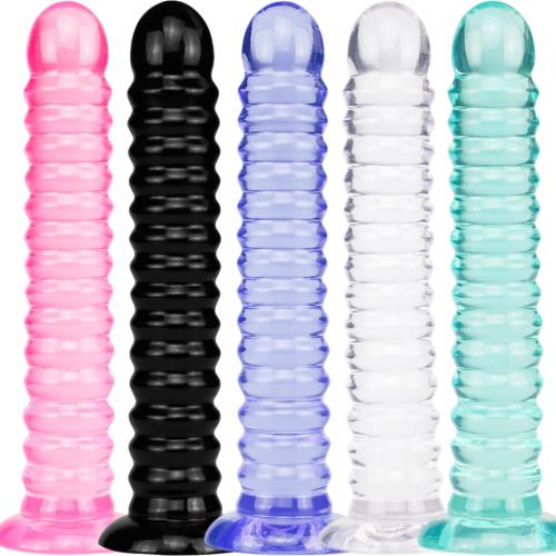 6 Style Jelly Anal Dildo With Suction Cup Huge Dildos Sex Toys for Woman Men Dick Big Penis Anal Butt Plug Erotic Sex Shop