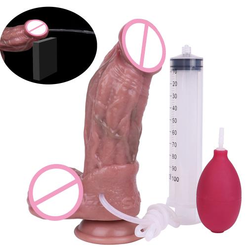8 Inch Men Ejaculation Dildo Realistic Dildo for Women Masturbator
