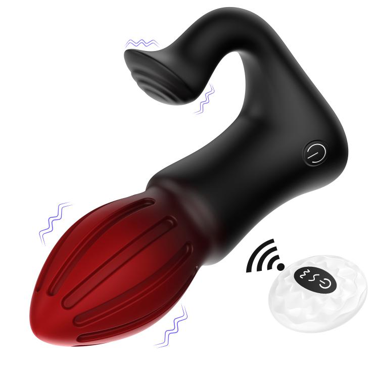 Anal Plug Multi-frequency Vibration Invisible Wear Back Court for Men and Women Masturbation Device Remote Controlled Vibrator