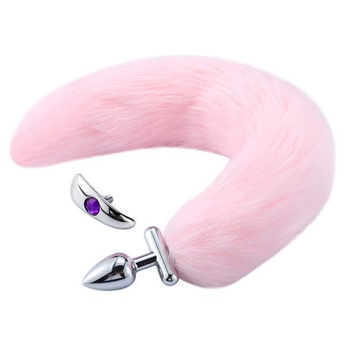 Cat Tail Plug Anal Plug Tail Hot Selling Fox Tail Metal Butt Plug En Auto Oor Funny Adult Liefde Speeltjes Voor Vrouw