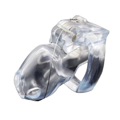 Chastity Lock PA Piercing Male Resin Chastity Cage Adult Products