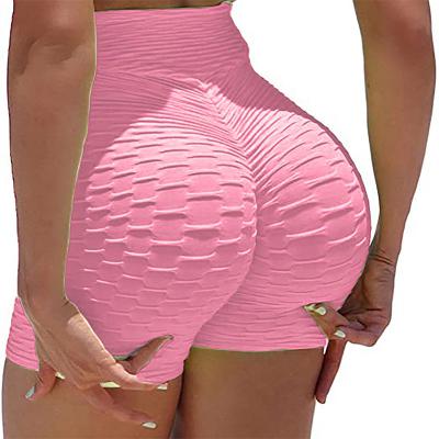 Gym Ladies Seamless Tight European and American Bubble Jacquard Yoga Shorts Peach Butt Hot Pants Running Exercise