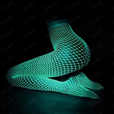 Luminous Glowing Fishnet Socks Luminous Glowing Fishnet Socks Luminous Glowing Fishnet Socks Tights High Waist Sexy Tights