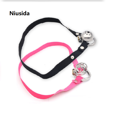 Male Chastity Cage Anti-off Device Elastic Band Auxiliary Belt ONLY Adjustable Ring Underwear Rope Les Scrotum Rings Sex Toys