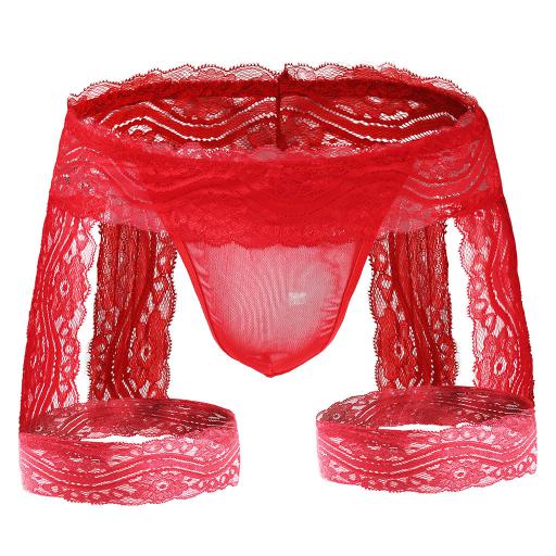 Male Panties for Sexy Black Lace Underwear Erotic Lingerie Sissy Briefs Penis Pouch Panties Men's Erotic Briefs Thong Underpant