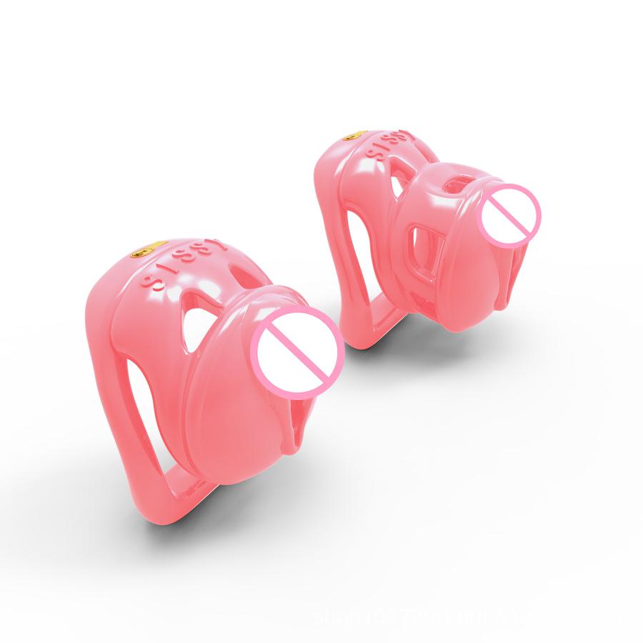 Male Penis Chastity Cage Set Small Bird Chastity Cage 5 Cock Rings With Urethral Sound Plug Penis Bondage Slave Man Sex Toy